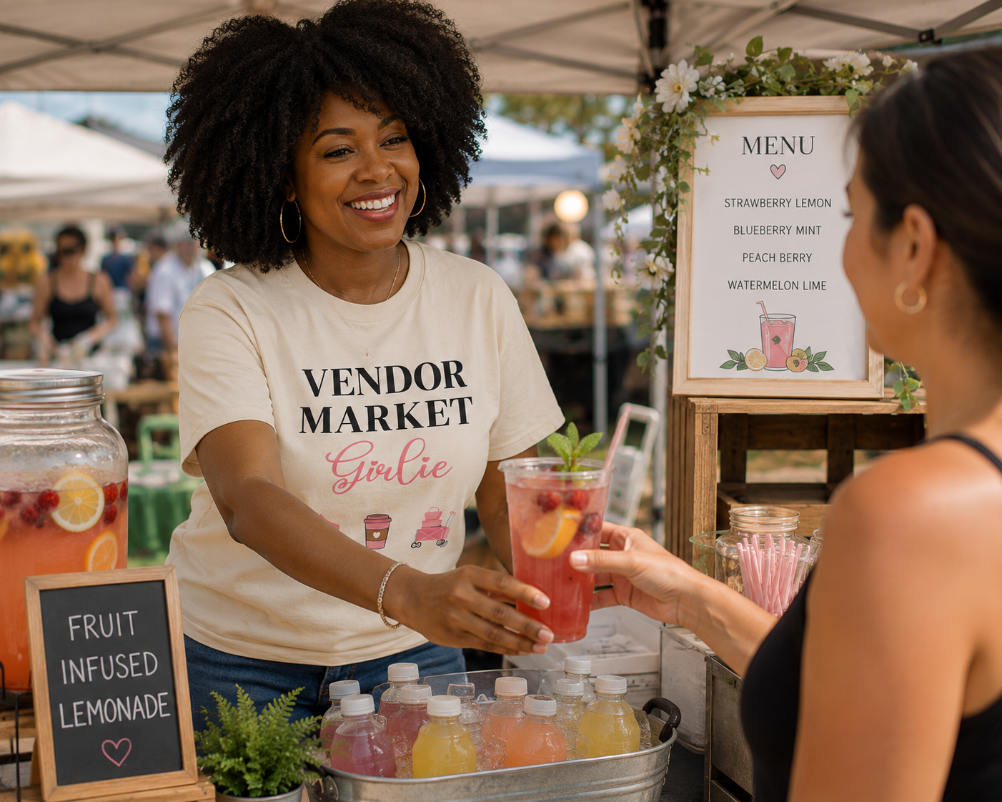 Vendor Market Girlie T-Shirt