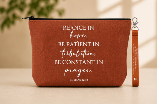 Rejoice in Hope Cosmetic Bag