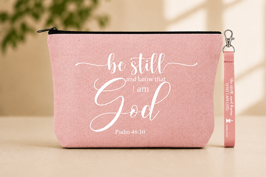 Be Still and Know Cosmetic Bag