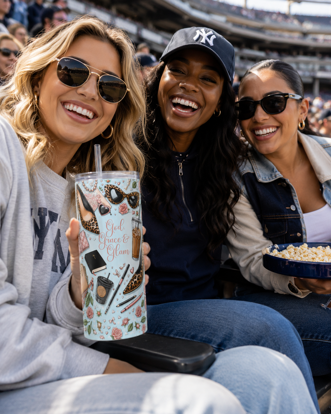 God, Grace & Glam Tumbler